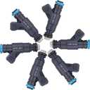 Motoforti 6pcs 0280156029 Flow Matched Fuel Injector for Ford Explorer 4.0L 2001-2002 for Ford for Ranger 4.0L 2001-2003 for Mercury Mountaineer 4.0L 2002 Long-Lasting