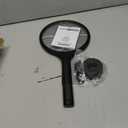 YISSVIC Electric Fly Swatter 4000V Bug Zapper Racket Dual Modes Mosquito Killer with Purple Mosquito Light Rechargeable for Indoor Home Office Backyard Patio Camping (Black-1 Pack)