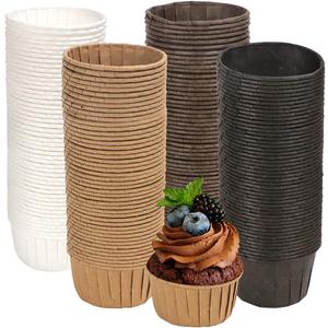 200 PCS Cupcake Liners Muffin Standard Size, Baking Cups Greaseproof Wrappers Paper Cupcake Holders for Wedding Birthday Party Baby Showers Bakery Gift