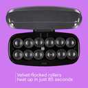 Conair Hot Rollers for Long, Medium & Short Hair, 12 Jumbo 1 " Heated Hair Rollers with Clips, Hot Curlers for Women, Volume & Curls, Black