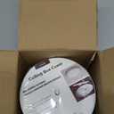 CP3540 Ceiling Cover Plate, Round Electrical Box Cover for 3-1/2" to 4" Holes - 5 Pcs (White)