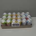 Bubly Sparkling Water, 3 Variety Pack (Melted Ice Pop, Orange Cream, Strawberry Sunset), Zero Sugar & Zero Calories, 12 fl oz Cans (18 Pack), Seltzer Water (EXP 10/01/26)