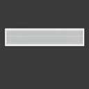 Linear Bar Air Grille 36" X 8", Aluminum Air Supply/Return Grilles,Easy Air Flow,Removable Grille/Door-HVAC Air Vent Cover,White [Outer Dimensions: 36.8"w X 8.8"h]