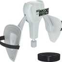 3rd Gen Thigh 0-100 lbs Adjustable Resistance Inner Leg Exercisers with Leg Straps Band Pelvic Floor Kegel Hip Exercise Workout Equipment Pilates Women Men (White)