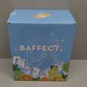 Baffect Water Pitcher, High Borosilicate Glass Jug with Stainless Steel Lid, Leakproof Fridge Door Carafe for Hot or Cold Beverage Vertical Pattern (1.8 L/63 oz.)