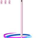 Stylus Pen for iPad(2018-2025)-13 Mins Fast Charge with Tilt Sensitivity & Palm Rejection for iPad 11/10/9/8/7/6th Gen, Air 7/6/5/4/3/M3/M2, Pro 13"/12.9"/11"/M4, Mini 7/6/5th,Pink
