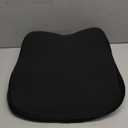 Adult Car Booster Seat Cushion, Car Seat Driver Height Boost Mat Memory Foam Car Seat Cushions Pad Improve Driving View Non-Slip 3D Office Chair Cushion Pressure Relief (Black) (16x16x3.94in)