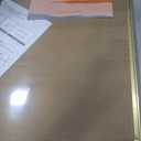 Fabric Bulletin Board 30x20 inches, Golden Aluminum Framed Wall Pin Board