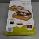 Oceanstar - TB1323 Oceanstar Bamboo Tea Box, 12 Inch, Natural