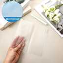 4 x 2 Pcs Clear Covers for Hobonichi Weeks, 8 x 7.6 Inches Transparent Plastic Planner Cover Protector Waterproof and Dust-Proof Notebook Protective Sleeve for Weeks Accessories