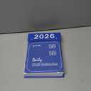 2026 Daily Wall Calendar, Page per Day with Large Print Dates, 365 Day Tear off Wall Calendar for Seniors Gift Home Office School Dorms, 8.5" x 6", Tear Away Calendars with Hanging String, Blue