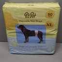 Comfortable Male Dog Diapers - 50-Pack Super Absorbent Disposable Male Dog Wraps- FlashDry Gel Technology, Wetness Indicator Doggie Diapers- Leakproof Belly Wraps for Incontinence, Excitable Urination, Size X-Large
