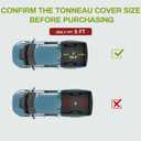 AUTOSAVER88 Soft Roll Up Truck Bed Tonneau Cover Compatible with 2005-2026 Nissan Frontier(NO Mxico) 5ft Bed