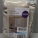 MIULEE Back Tab Cream Beige Curtains 96 Inch Long 2 Panels Set for Living Room Bedroom, Ivory Rod Pocket/Pinch Pleated Light Blocking Thermal Insulated Room Darkening Floor to Ceiling Blackout Drapes