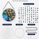 2 x Sun Catchers Puzzle for Indoor Window, Acrylic Jigsaw Puzzle Kit Suncatcher, Tree of Life Stained Puzzle for Window Hanging Outdoor Garden Yard Decor, Birthday Gifts for Mom, Wife, Sisters, Women, Men