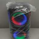 Bluetooth Speaker, 300W Peak Power Wireless Boombox Speakers with Deep Bass, Portable Loud Stereo Sound Large Subwoofer with Led Light Show for Party Outdoor Camping (Black)