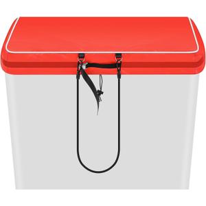 SATINIOR Truck Cover 28 x 34 in Fits 1 Man Vinyl Cover with Elasticated Cord Buckle Bungee Strap Waterproof Tear-Resistant Arborist Debris Protection Truck Accessories, Orange