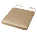 Cushion Source 17.5" x 16" x 2" Sunbrella Chair Pad, Indoor/Outdoor Chair Cushion, Fade and Water Resistant Seat Pad, Sunbrella Sand