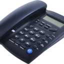 Ornin Y043 Corded Landline Telephone for Home, Caller ID/Call Waiting, Easy-to-Use, Speaker, Display, Desk Phone Only (Black)