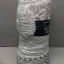 WONGS BEDDING Green Quilt Queen Size, Bohemian Stripe Quilt Sets 3 Pieces Boho Quilted Bedspread Set Lightweight Microfiber Coverlet Bedding Set All Season (96"x90")