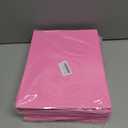 50 Pack Folders with Pockets, Pocket Folders Fit Letter Size Paper, with Business Card Slot, 2-Pocket Folder for School Office Home Business (Pink)