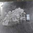 Star String Lights, 33ft 100 LED 8 Modes Star Fairy Lights Battery Operated Waterproof Indoor Outdoor for Bedroom Patio Party Wedding Tent Loft Bed Xmas Tree Decor, Warm White