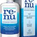 Renu Contact Lens Solution, Advanced Formula, Multi-Purpose Solution with Lens Case, Gently Cleans, Disinfects, Moisturizes & Hydrates Soft Lenses for All-Day Comfort, 12 Fl Oz