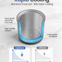 2.1 Qt Countertop Ice Cream Maker Make Gelato, Sorbet & Frozen Yogurt in as Little as 2030 Minutes, Fast Cooling, Visible Feeding Port, Easy 3-Button Control (Gray)