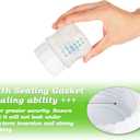 (12-PCs) Travel Bottle Caps Compatible with Avent Bottles, Bottle Lids Replacement White