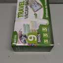 Vacuum Bags for Travel with Rechargeable air Pump, 9 Packs of 3 Sizes Vacuum Seal Bags for Clothing (9 Combo Set)