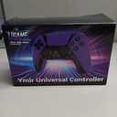 UGAME For Luna Controller, Game Control for PC Fire Stick PlayStation 4 Steam Phone Tablet TV with Back Paddles Turbo 1200mAh Power Supply, Ultimate Ymir Purple Wireless Controllers