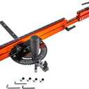 O'SKOOL Miter Gauge Extension Fence System with Standard Slot and Stop Holes,Telescoping Fence and Flip Stop, PTA026