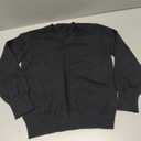 Girls Boys Uniform Basic Sweater Youth Kids Long Sleeve V-Neck Classic Soild Knit Pullover Teen Casual Loose Fit Shirt 120