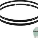 Vankey Hinge Band for Medium Green Egg, Heavy Duty Carbon Steel Bands, Replacement Band for Large Big Size Green Egg Accessories, Effortless Install & Perfect SealM-One-Piece