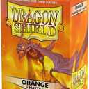Dragon Shield | Standard Size Card Matte Sleeves | 100 CT - Smooth & Tough Premium TCG Sleeves | Compatible with Pokemon, Flesh & Blood, One Piece & Magic The Gathering | Orange