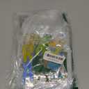 Reallnaive 24 Pcs Dinosaur Goodie Bags Plastic Clear Gift Tote Bags with Handles Dinosaur Themed Party Favor Goodie Holder PVC Handbags for Party Supplies Birthday Treat, 5.9 x 6.3 x 2.7''(Letter)