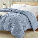 Homelike Moment Comforter King Size - Blue Duvet Insert Down Alternative Bed King Comforter, Lightweight Bedding Comforters Quilted Soft All Season Blue