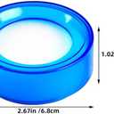 Angoily Finger Tip Moistener for Money Counting with Sponge Container Hand Wet Device for Banking Cash Handling and Paper Sorting 2.68X2.68X1.02 Inches