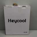 Heycool Collapsible Foot Spa with Heat, Bubble, Temperature Control, Foot Spa Bath Massager with 8 Massage Rollers, Pumice Stone, Pedicure Foot Bath for Relaxation,Stress Relief