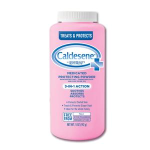 Caldesene Medicated Protecting Body Powder with Zinc Oxide and Cornstarch, Talc Free, 5 Oz (5 Ounce (Pack of 1))