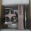 Anti Theft Ring Doorbell Mount: Metal Ring Apartment Door Mount Blink Doorbell Camera Holder No Drill - Renter Friendly Ring Doorbell Mount No Damage (Frosted Bistre)