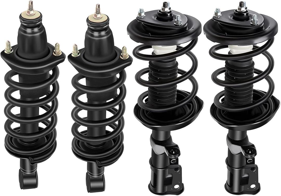 AUTOMUTO Strut Spring Assembly Front and Rear Pair Shock Struts Coil Springsr Fit 2002-2006 for Honda CR-V 4WD AWD FWD