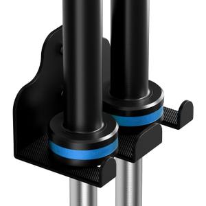 Barbell Wall Holder,Olympic Hanger,Garage Gym Bar Wall Rack,Vertical Barbell Mount Rack,Space Saving Commercial or Home Gym Accessory,Holds Under 33mm Bar Size