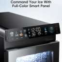 cozy Smart Nugget Ice Maker Countertop with 1.14 Gal Side Tank 40 lbs/Day