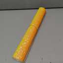 Yellow Orange Gradient Chunky Glitter Faux Leather Roll 12 x 52 Inch, Sparkly Autumn Halloween Collection Fabric for DIY Bows, Crafts, Accessories (Yellow-Orange)