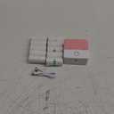 Print Pods Mini Printer, Thermal Inkless Sticker Maker with 10 Rolls Printing Paper, Pocket Printpod for phone, Impresora Porttil for Notes, Flashcards, Journal, DIY, Compatible with iOS & Android (Pink)