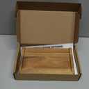 Yangbaga Toilet Paper Holder Black Matte with Wooden Shelf-Bathroom Toilet Tissue Roll Holder Wall Mount with Self Adhesive and Screw for Small Items,Tissue Holder for Bathroom Kitchen Office Bedroom