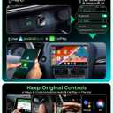 Wireless Carplay & Android Auto Adapter, Metal Design Mini & Stable 2-in-1 Dongle, Convert Vehicle's Wired CarPlay/Android Auto to Wireless, for iOS 10+/Android 11+ & Cars from 2016