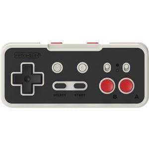 Retro-Bit Origin8 2.4 GHz Wireless Controller For Nintendo Switch & NES - USB & NES receivers included - Classic Grey