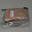 OLANLY Luxury Beige and White Ombre Shower Curtain Sets with 12 Hooks, Waterproof and Washable Decorative Shower Curtains for Bathroom, 72x72 Inches